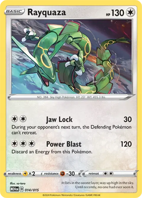 Rayquaza, McDonald's Collection 2024 14/15