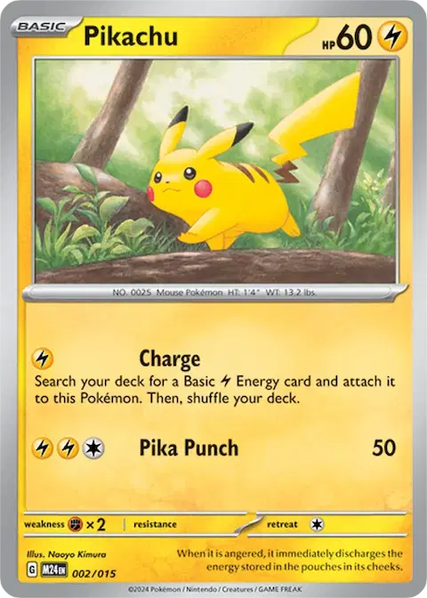 Pikachu, McDonald's Collection 2024 2/15