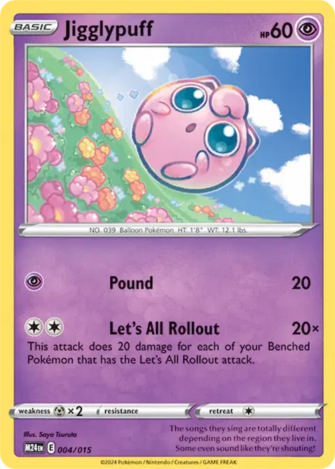 Jigglypuff, McDonald's Collection 2024 4/15