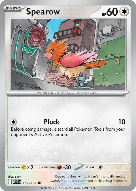 Spearow, Mega Evolution 102/132