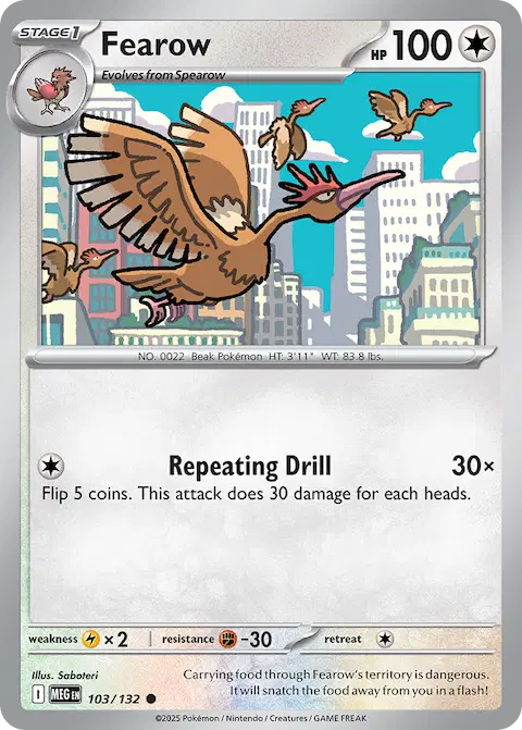 Fearow, Mega Evolution 103/132