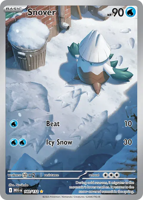 Snover, Mega Evolution 140/132