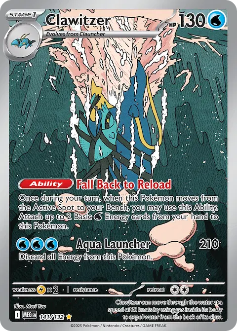Clawitzer, Mega Evolution 141/132