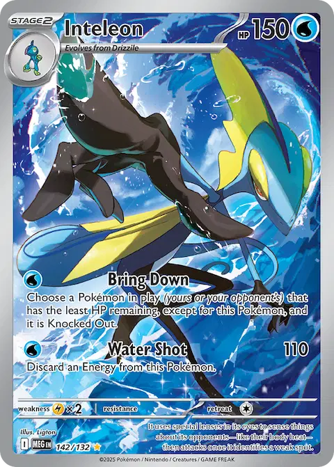 Inteleon, Mega Evolution 142/132