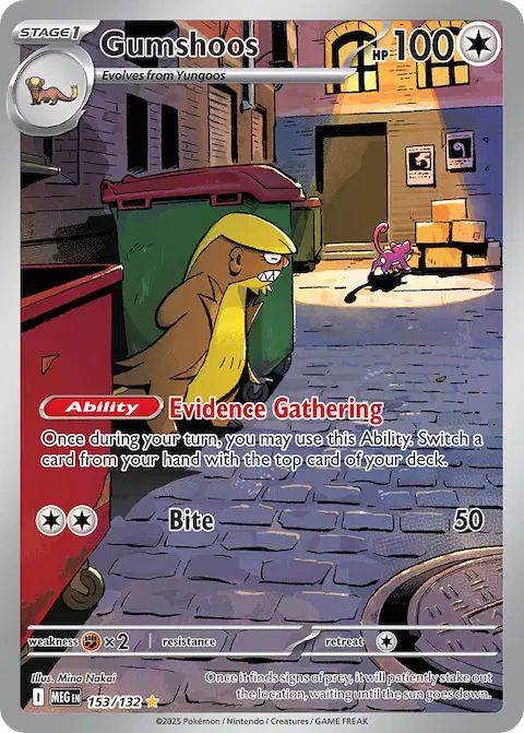 Gumshoos, Mega Evolution 153/132