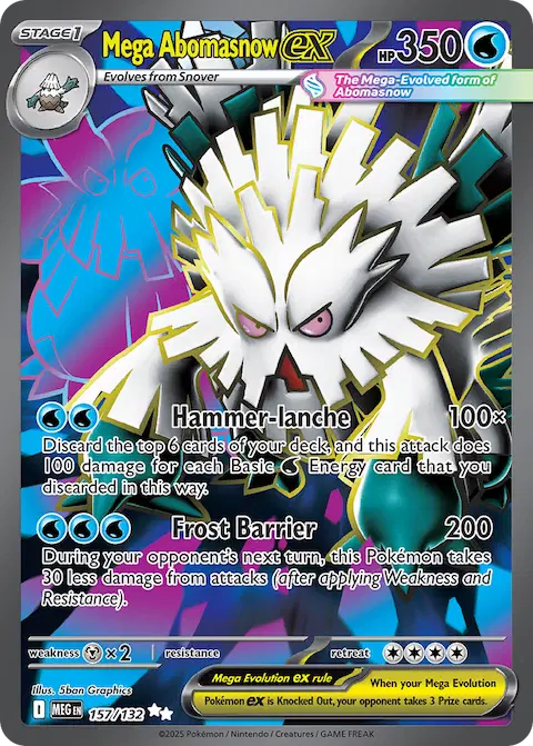 Mega Abomasnow ex, Mega Evolution 157/132