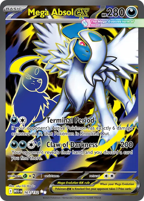 Mega Absol ex, Mega Evolution 161/132