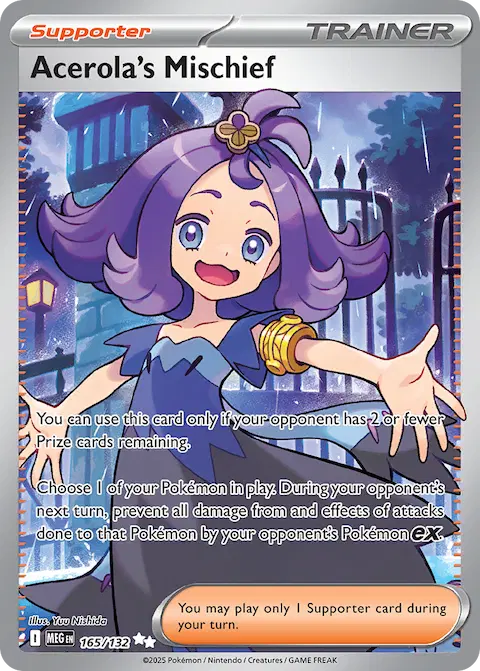 Acerola's Mischief, Mega Evolution 165/132