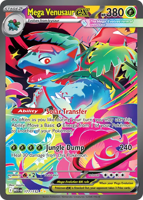 Mega Venusaur ex, Mega Evolution 177/132