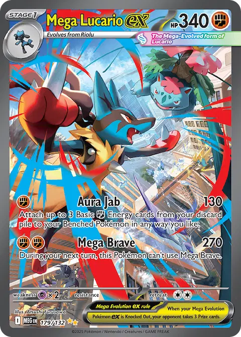 Mega Lucario ex, Mega Evolution 179/132