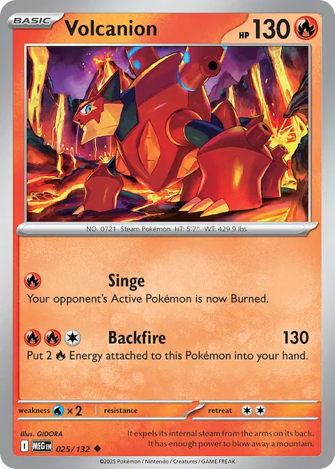 Volcanion, Mega Evolution 025/132