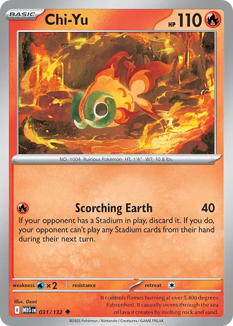Chi-Yu, Mega Evolution 031/132