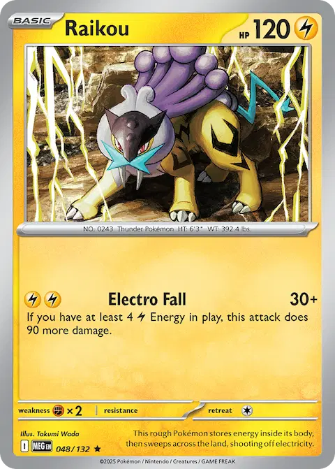 Raikou, Mega Evolution 048/132