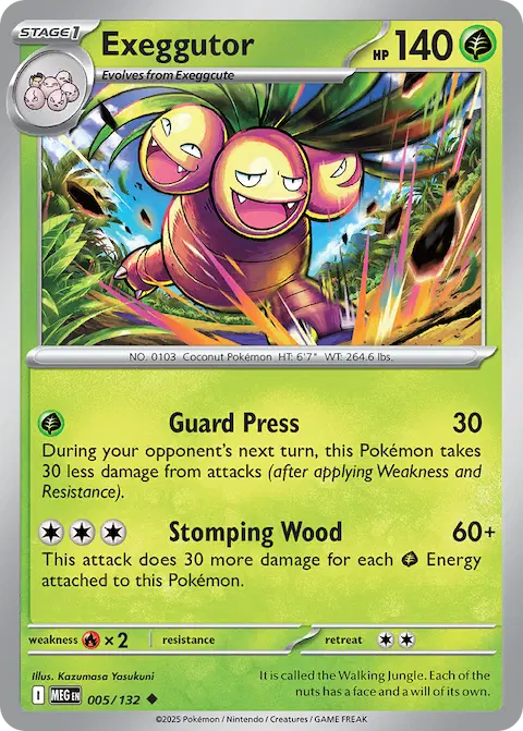 Exeggutor, Mega Evolution 005/132