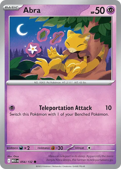 Abra, Mega Evolution 054/132