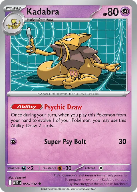 Kadabra, Mega Evolution 055/132