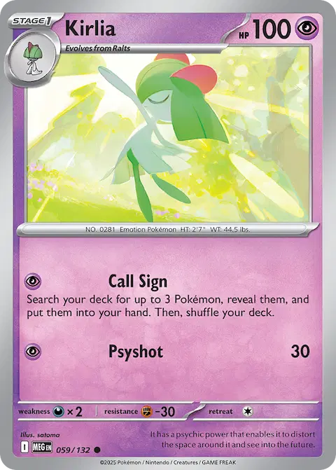Kirlia, Mega Evolution 059/132