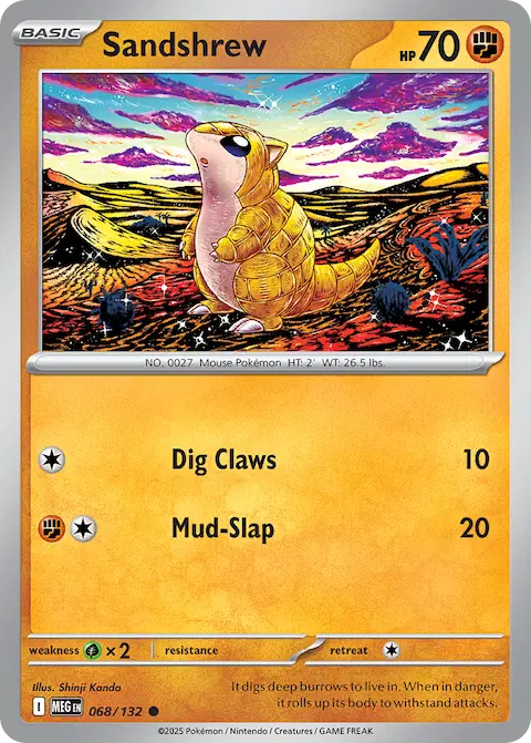 Sandshrew, Mega Evolution 068/132
