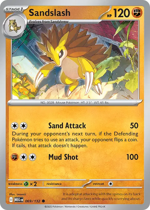 Sandslash, Mega Evolution 069/132