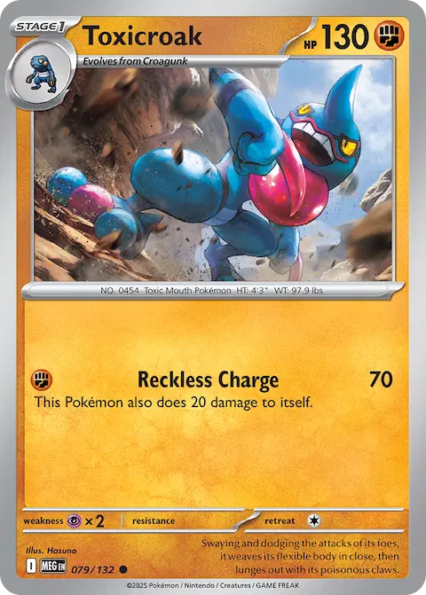 Toxicroak, Mega Evolution 079/132