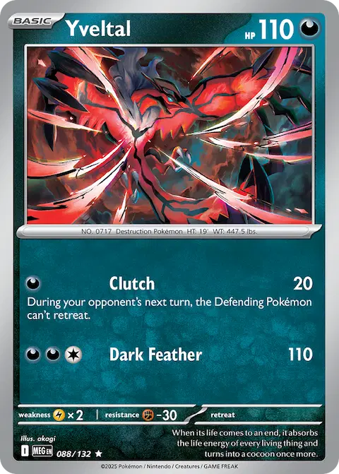 Yveltal, Mega Evolution 088/132