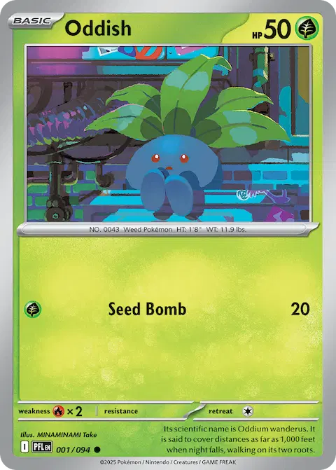 Oddish, Phantasmal Flames 001/094