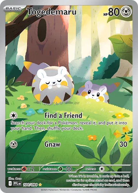 Togedemaru, Phantasmal Flames 104/094