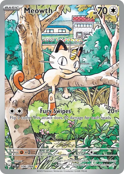Meowth, Phantasmal Flames 106/094