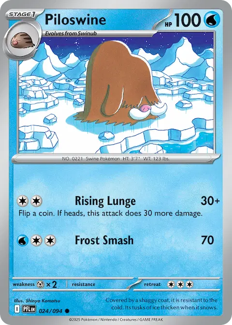 Piloswine, Phantasmal Flames 024/094