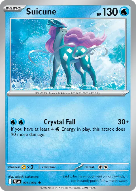 Suicune, Phantasmal Flames 026/094