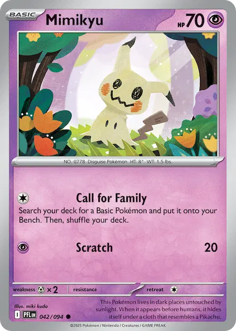 Mimikyu, Phantasmal Flames 042/094