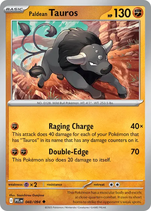 Paldean Tauros, Phantasmal Flames 048/094