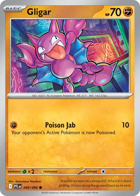 Gligar, Phantasmal Flames 049/094