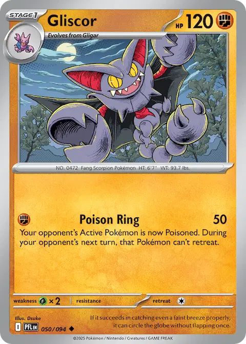 Gliscor, Phantasmal Flames 050/094