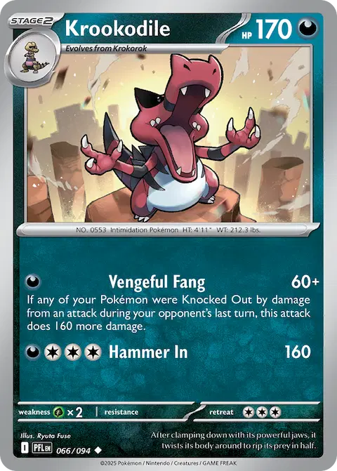 Krookodile, Phantasmal Flames 066/094