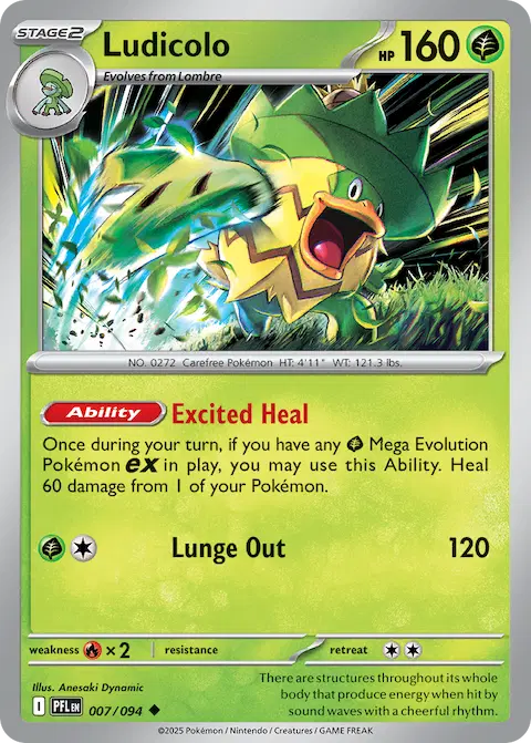 Ludicolo, Phantasmal Flames 007/094