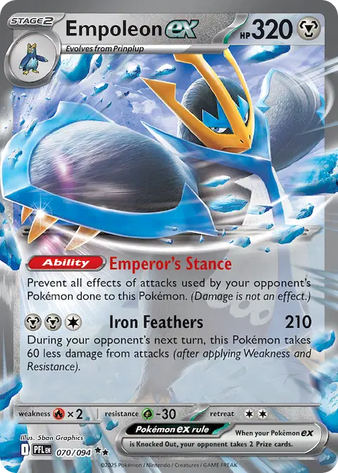 Empoleon ex, Phantasmal Flames 070/094