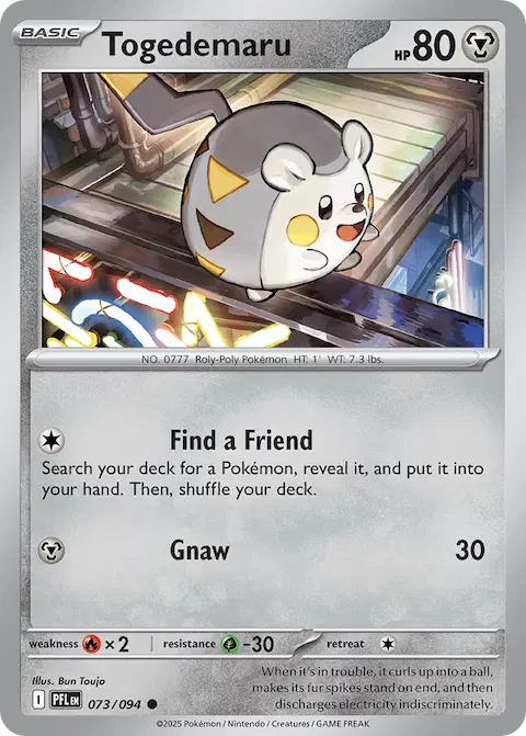 Togedemaru, Phantasmal Flames 073/094