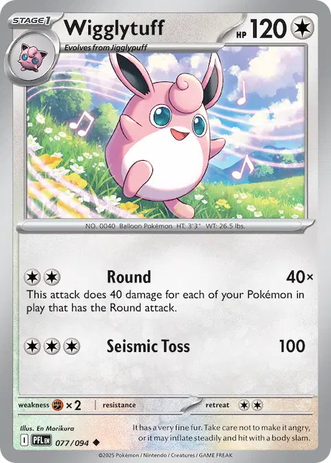 Wigglytuff, Phantasmal Flames 077/094