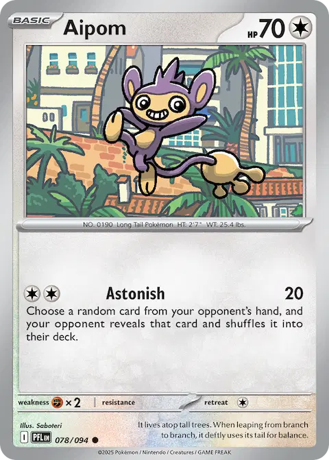 Aipom, Phantasmal Flames 078/094