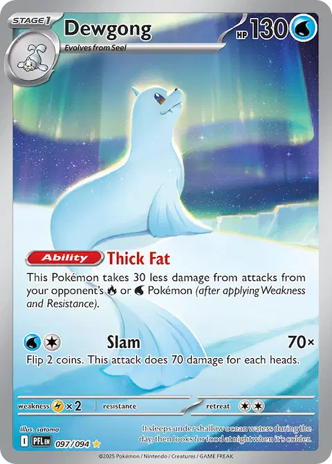 Dewgong, Phantasmal Flames 097/094