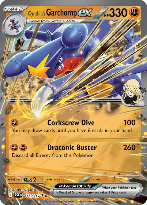 Cynthia's Garchomp ex, Ascended Heroes 111/217