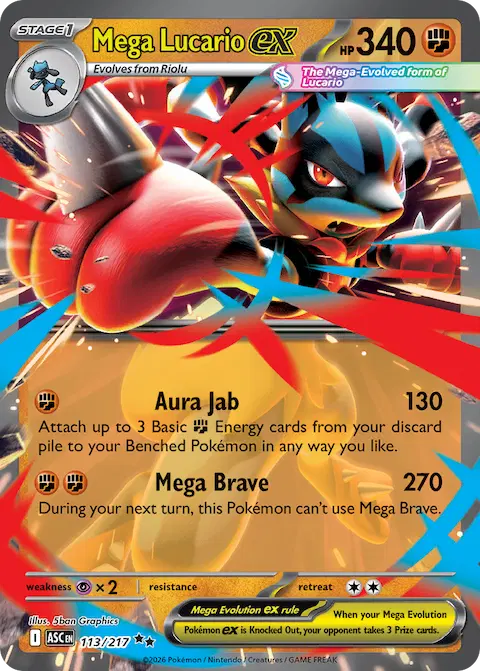 Mega Lucario ex, Ascended Heroes 113/217
