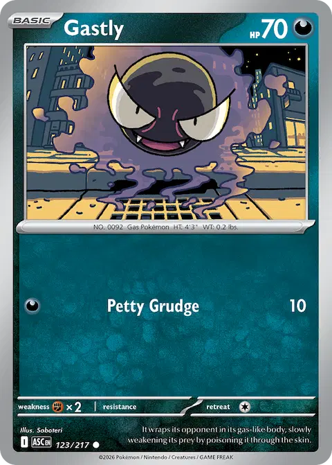 Gastly, Ascended Heroes 123/217