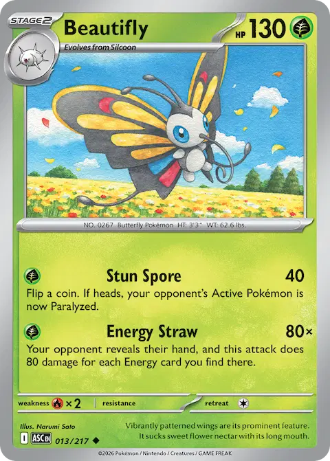 Beautifly, Ascended Heroes 013/217