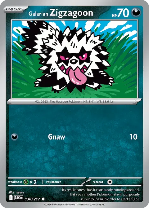 Galarian Zigzagoon, Ascended Heroes 130/217