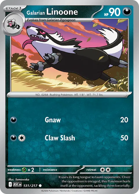 Galarian Linoone, Ascended Heroes 131/217