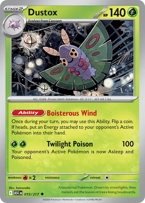 Dustox, Ascended Heroes 015/217