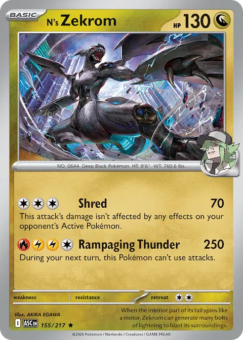 N's Zekrom, Ascended Heroes 155/217