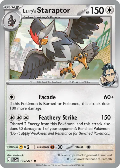 Larry's Staraptor, Ascended Heroes 170/217